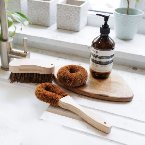 Natural Elements Eco-Friendly Coconut Fibre Brush - Set of 3