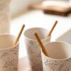 Natural Elements Reusable Bamboo Straw Set - 10pcs with Cleaning Brush