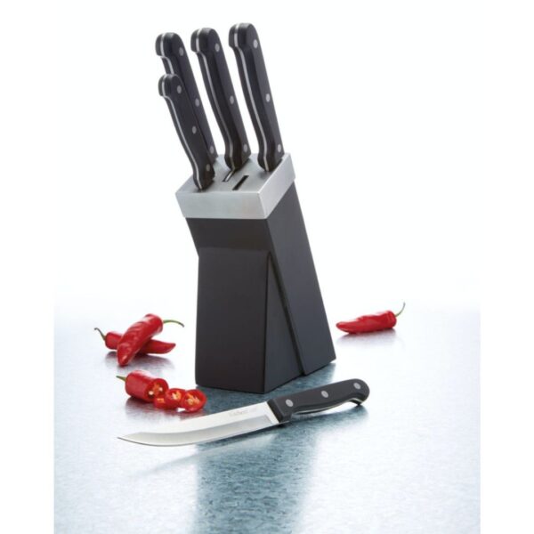 KitchenCraft Modern Knife Set & Block | 5pcs.