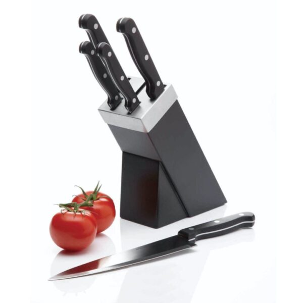 KitchenCraft Modern Knife Set & Block | 5pcs.