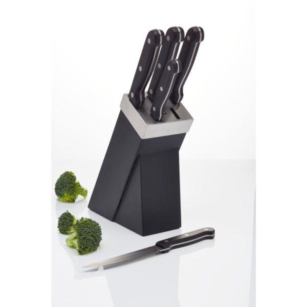 KitchenCraft Modern Knife Set & Block | 5pcs.