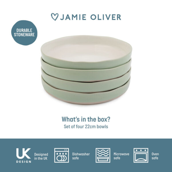 Jamie Oliver Big Love Dish Bowl | 22cm | 4pcs.