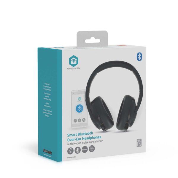 Nedis Wireless Over-Ear Headphones | 28H Playtime | Built-in microphone