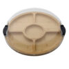 Farberware Build-a-Board | Bamboo Divided Serving | Diameter 35,5cm