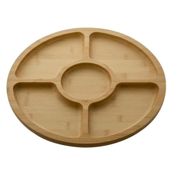 Farberware Build-a-Board | Bamboo Divided Serving | Diameter 35,5cm