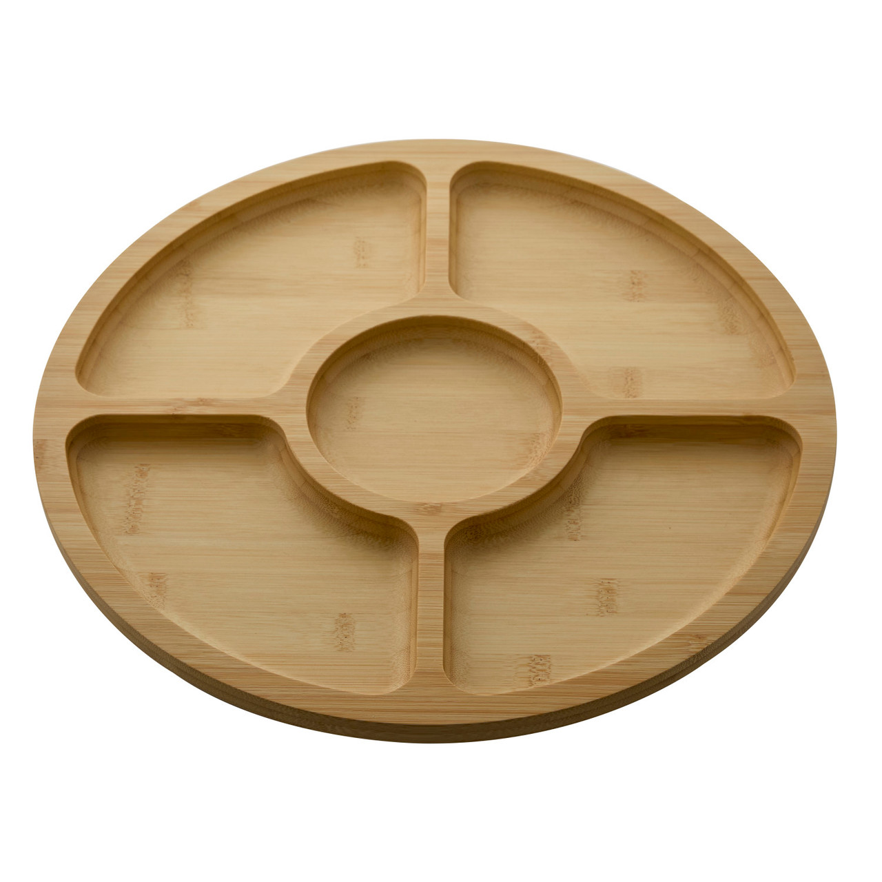 Farberware Build-a-Board | Bamboo Divided Serving | Diameter 35,5cm