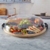 Farberware Build-a-Board | Bamboo Divided Serving | Diameter 35,5cm
