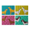 Creative Tops Large Premium Placemats Set - Dog Print
