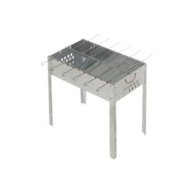 Mustang Steel Charcoal Grill | 6 skewers