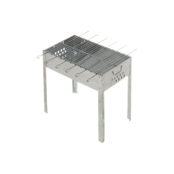Mustang Steel Charcoal Grill | 6 skewers