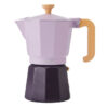 La Cafetière Venice Aluminium Espresso Maker 6-Cup - Purple 2 Tone