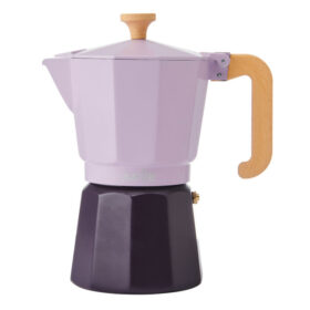 La Cafetière Venice Aluminium Espresso Maker 6-Cup - Purple 2 Tone