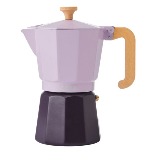 La Cafetière Venice Aluminium Espresso Maker 6-Cup - Purple 2 Tone
