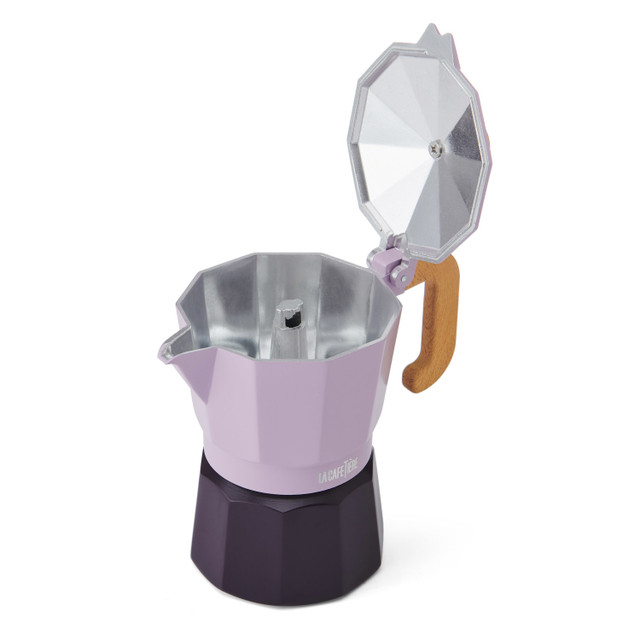 La Cafetière Venice Aluminium Espresso Maker 3-Cup - Purple 2 Tone