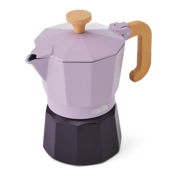 La Cafetière Venice Aluminium Espresso Maker 3-Cup - Purple 2 Tone