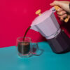 La Cafetière Venice Aluminium Espresso Maker 3-Cup - Purple 2 Tone