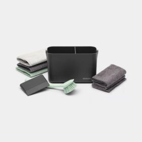 Brabantia SinkSide Cleaning Set | 8pcs. | Dark Grey