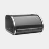 Brabantia Bread Bin Top Roll Medium - Matt Black