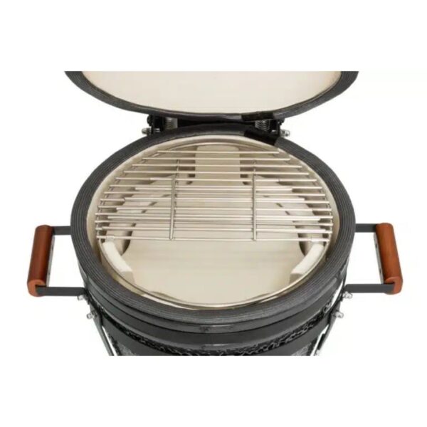 Mustang Charcoal Grill Kamado S | Cast Iron Grid | Grid Diameter 32.5cm - Image 4