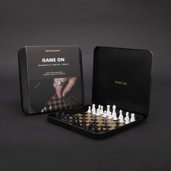 Iron & Glory Game On Magnetic Travel Chess - Image 3