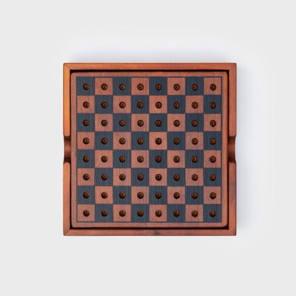 Iron & Glory Checkmate Wooden Chess & Checkers Set - Image 6
