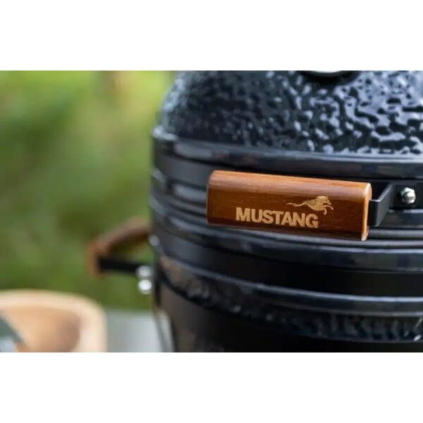 Mustang Charcoal Grill Kamado S | Cast Iron Grid | Grid Diameter 32.5cm - Image 9