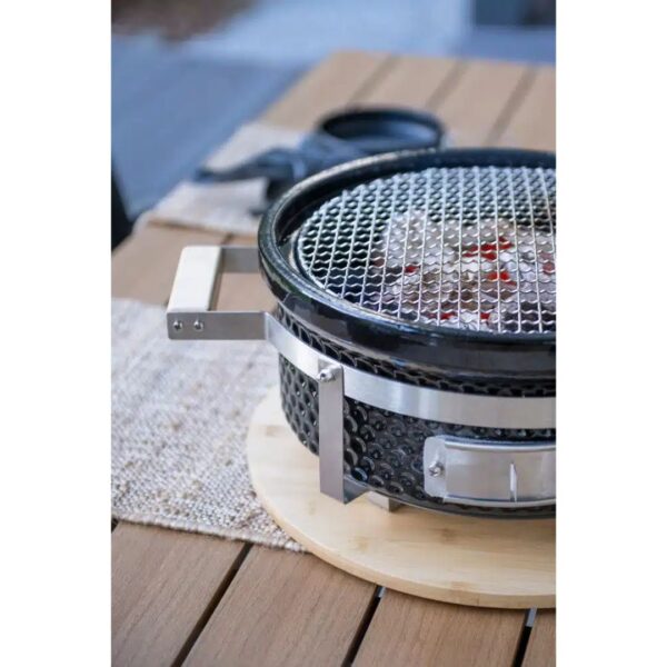Mustang Charcoal Grill Hibachi | Ceramic Tabletop - Image 6