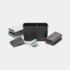 Brabantia SinkSide Cleaning Set | 8pcs. | Dark Grey - Image 2