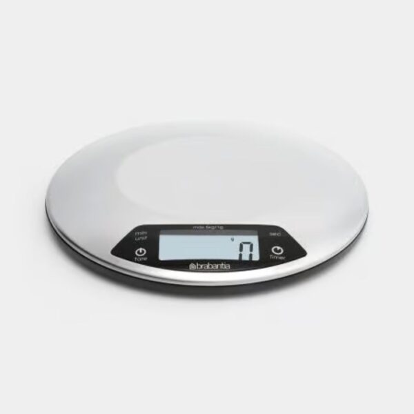 Brabantia Profile Digital Kitchen Scale & Timer - Round - Image 2