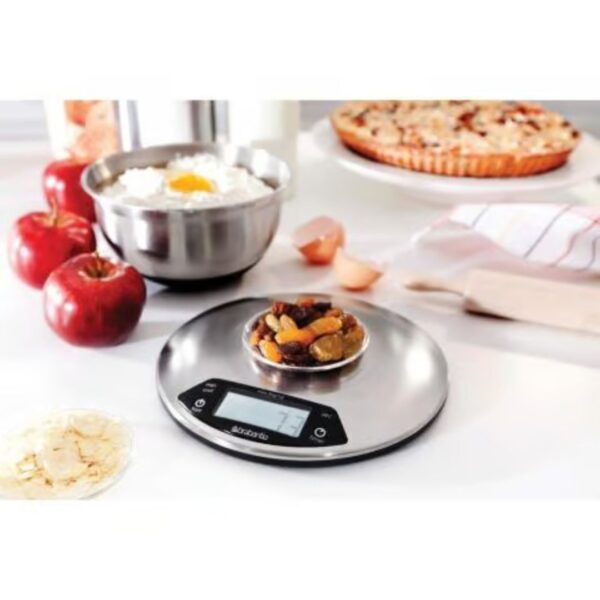 Brabantia Profile Digital Kitchen Scale & Timer - Round - Image 4