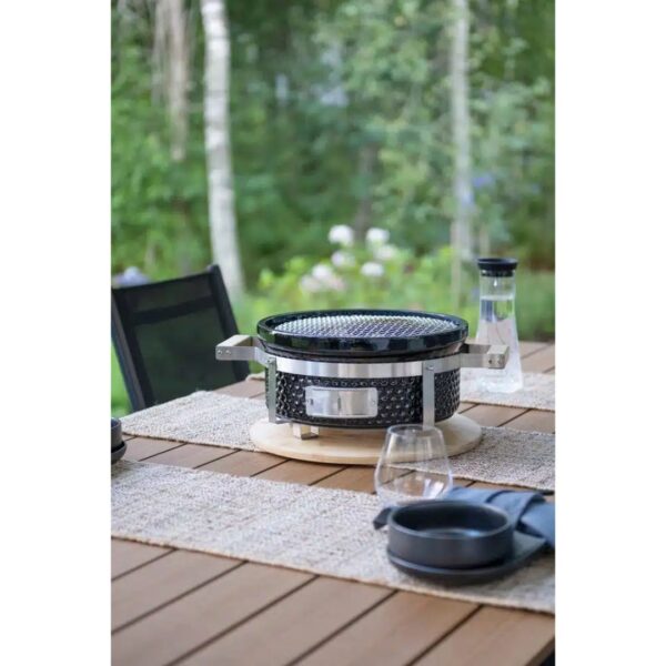Mustang Charcoal Grill Hibachi | Ceramic Tabletop - Image 5