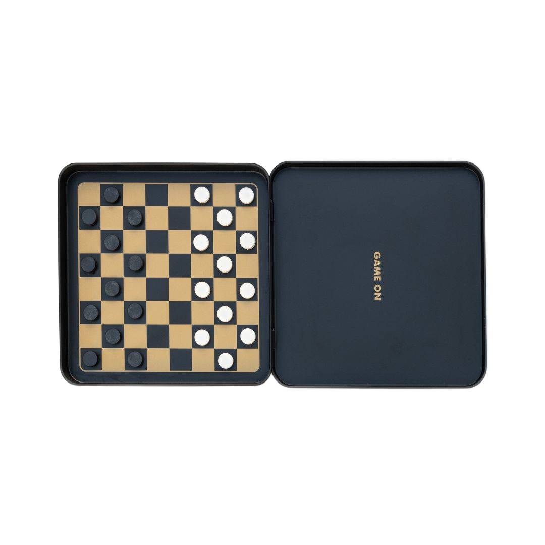 Iron & Glory Game On Magnetic Travel Checkers