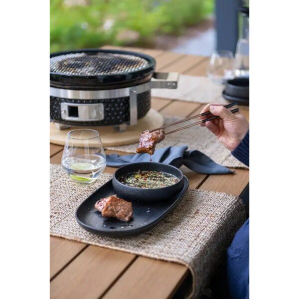 Mustang Charcoal Grill Hibachi | Ceramic Tabletop - Image 4