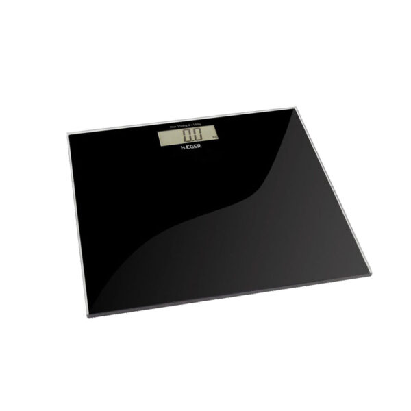 Haeger DARK Bathroom Scale with Batteries