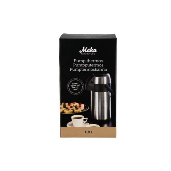 Maku Kitchen Life Pump Thermos | 1.9L. - Image 3