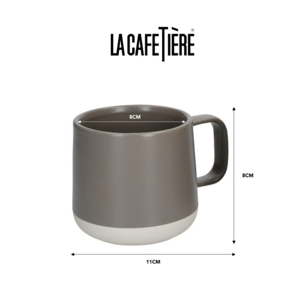 La Cafetière Seville Stoneware Mugs Set | 2pcs. | 300ml. - Image 3