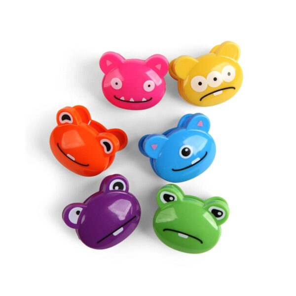 Kikkerland Bag Clips Crazy Monsters - Set 6pcs.