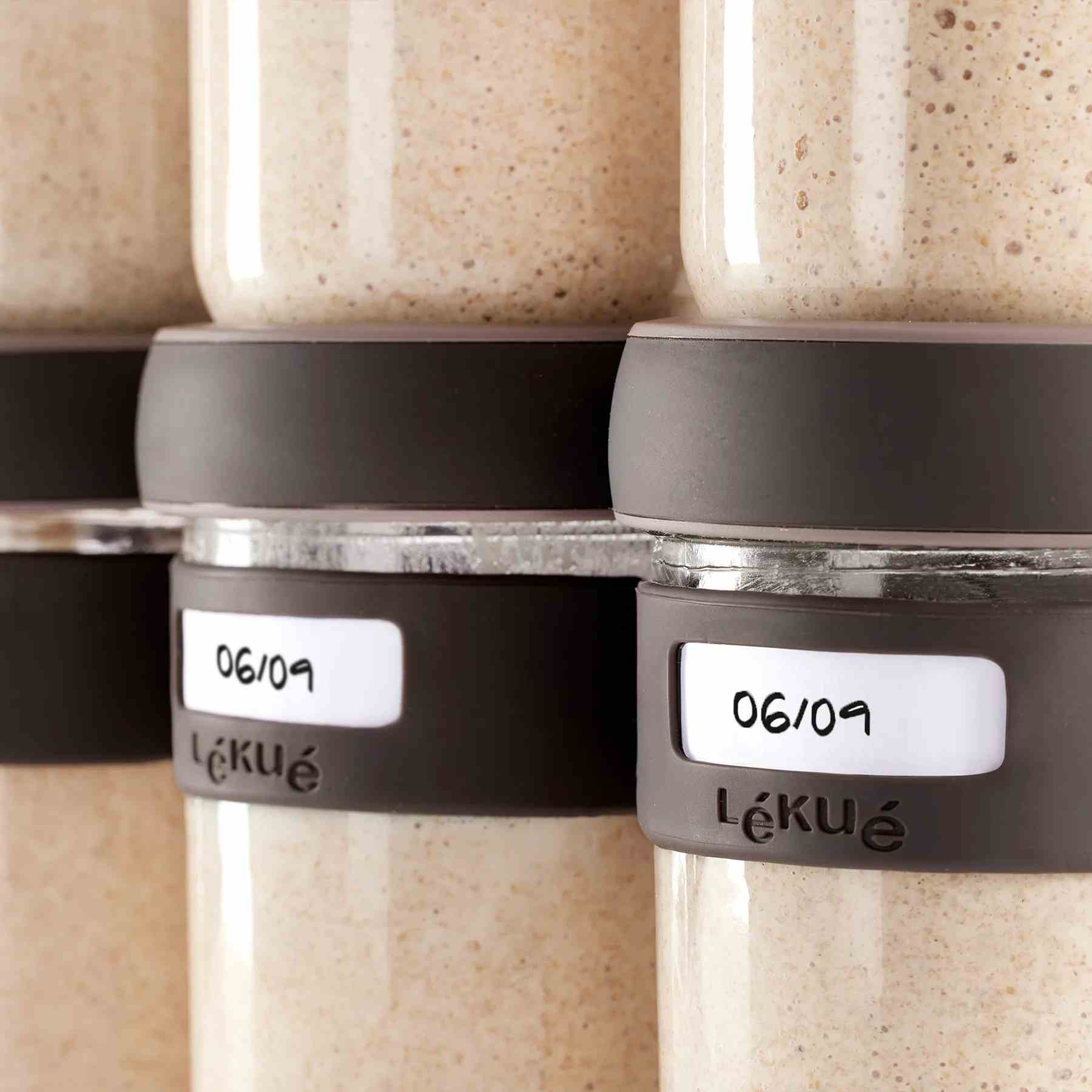 Lékué Sourdough Starter Kit | 2 Glass Jars | Spatula - Image 12