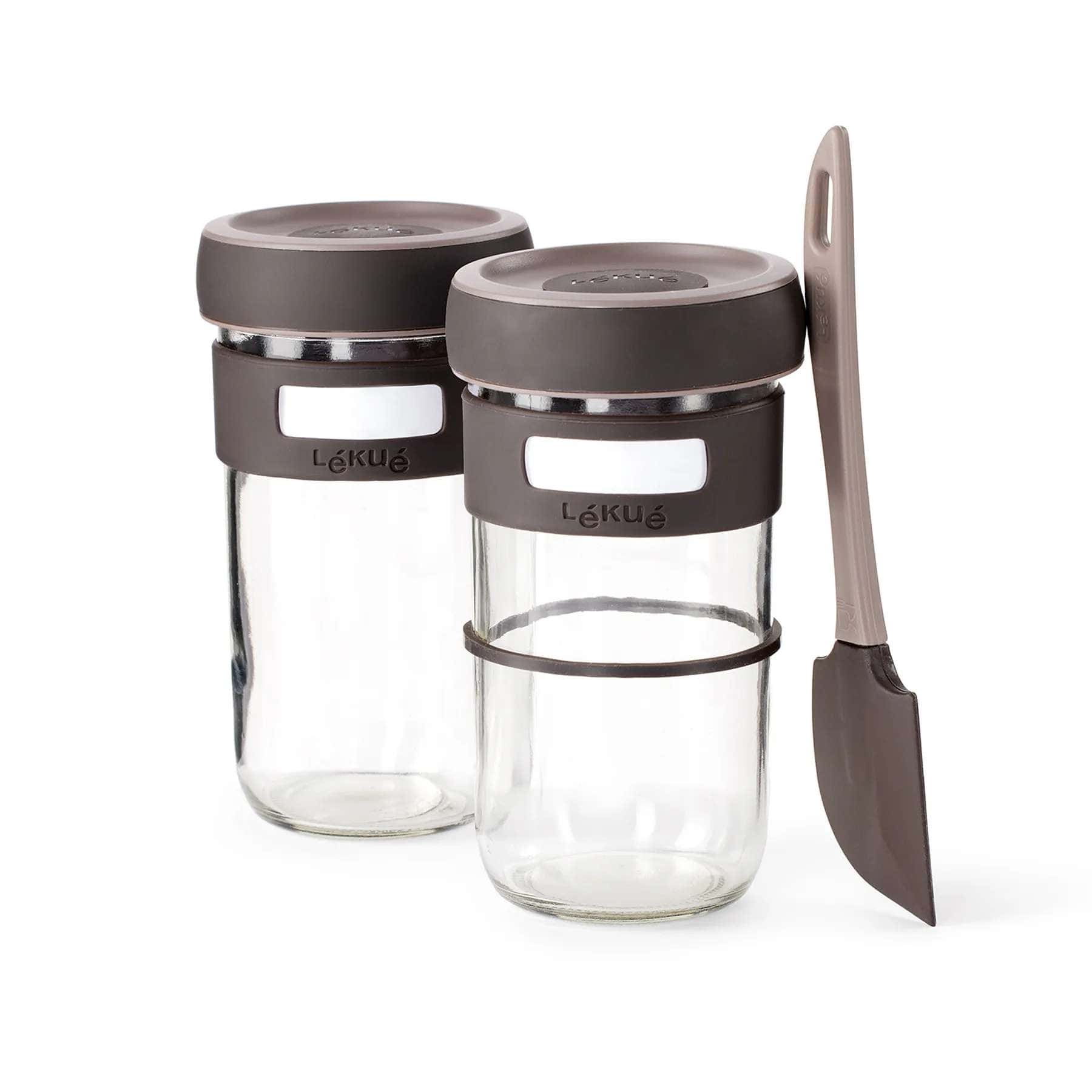 Lékué Sourdough Starter Kit | 2 Glass Jars | Spatula - Image 8