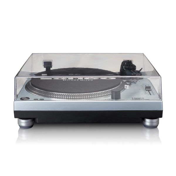 Lenco LS-3809ME - Direct Drive Turntable | USB Recording | Metallic Blue - Image 4