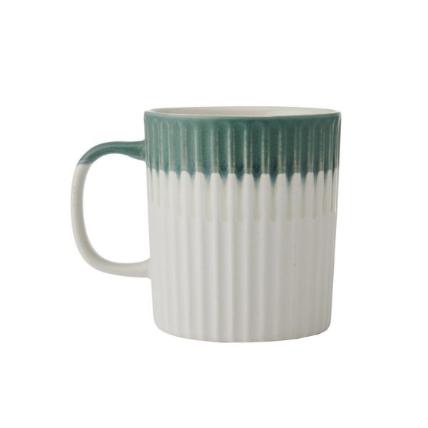 Mikasa Textured Stoneware Mug | 410ml | Green - Image 3