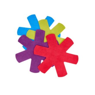 Colourworks Pan Protector Set | 4pcs | Non-Slip | Multicolour