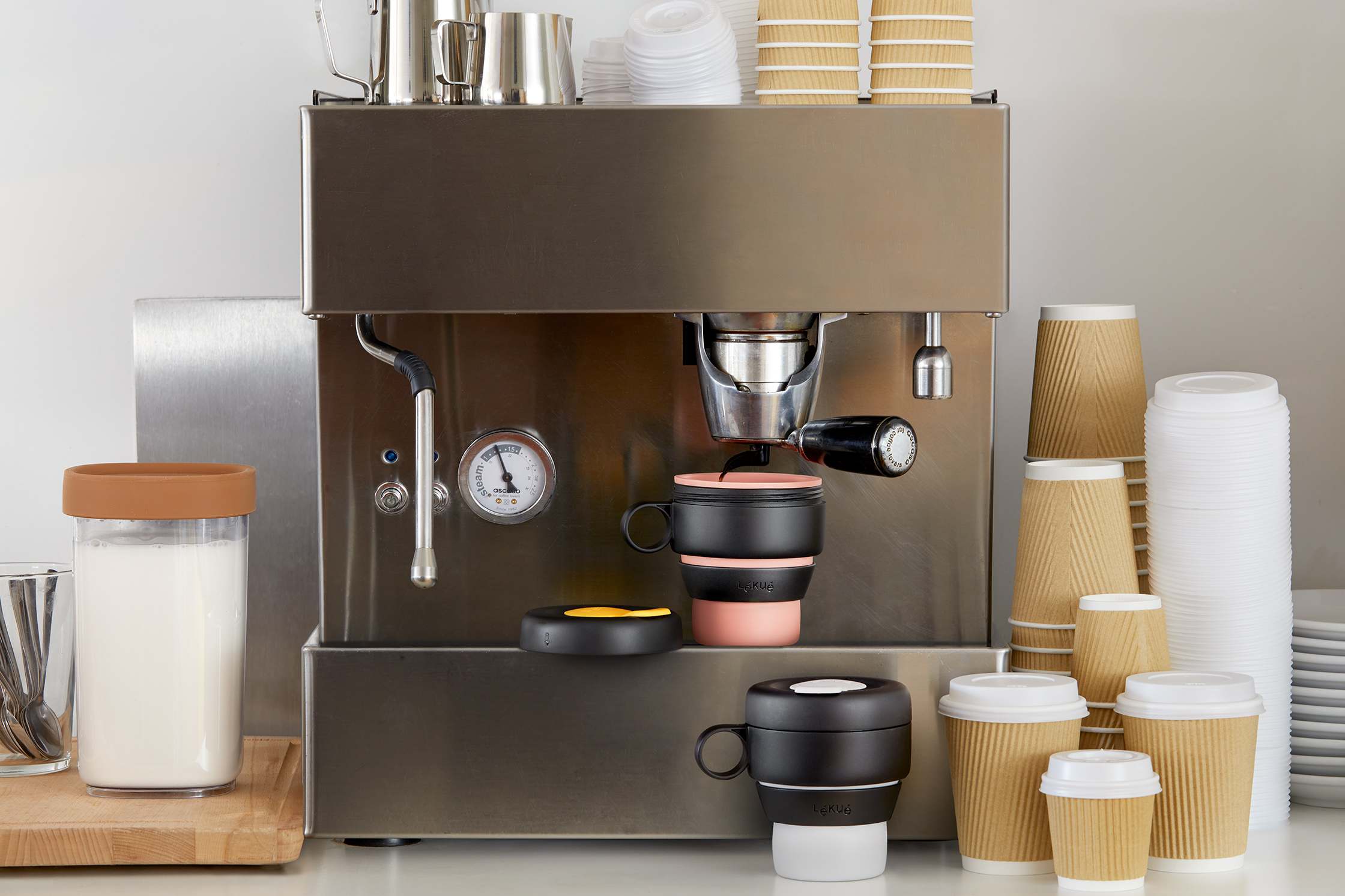 Lékué Mug To Go | Reusable | Collapsible | Leakproof - Image 3