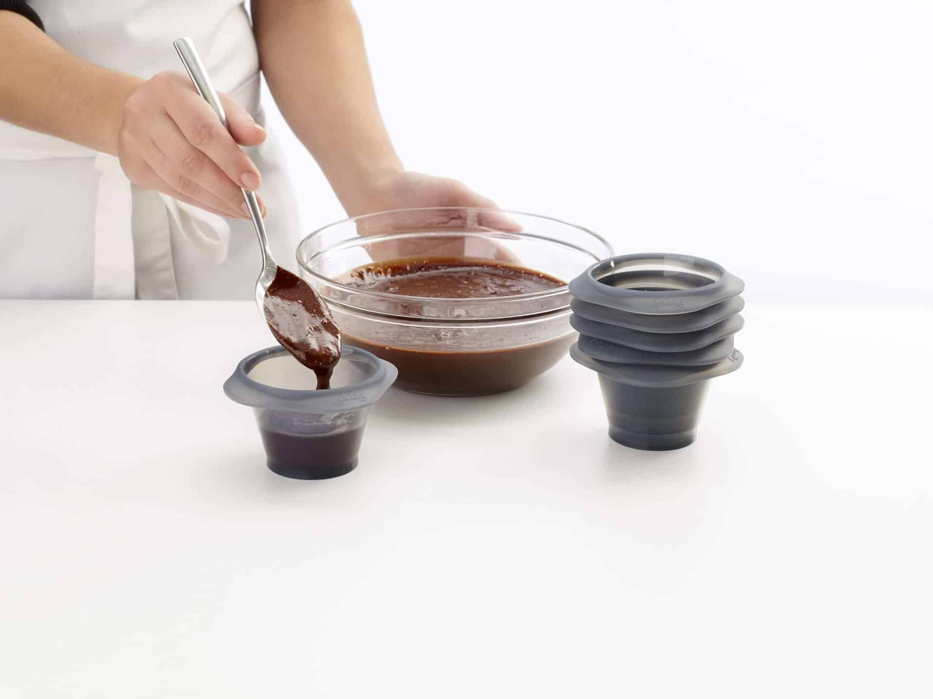 Lékué Molten Lava Cake Moulds Set | Silicone | 6pcs.