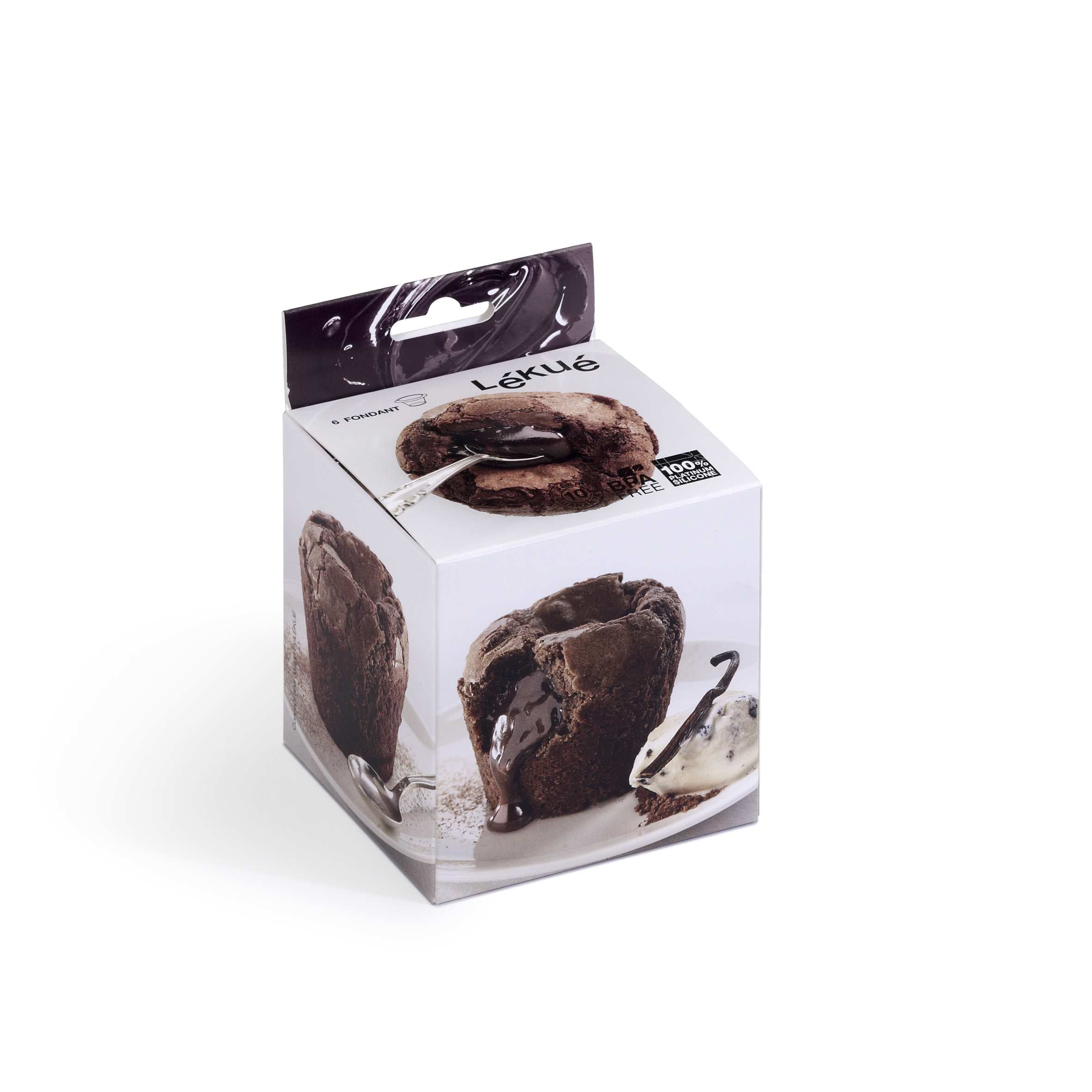 Lékué Molten Lava Cake Moulds Set | Silicone | 6pcs. - Image 5