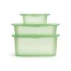 Lékué Reusable Silicone Box Set | Food Storage | Microwave | 3pcs.