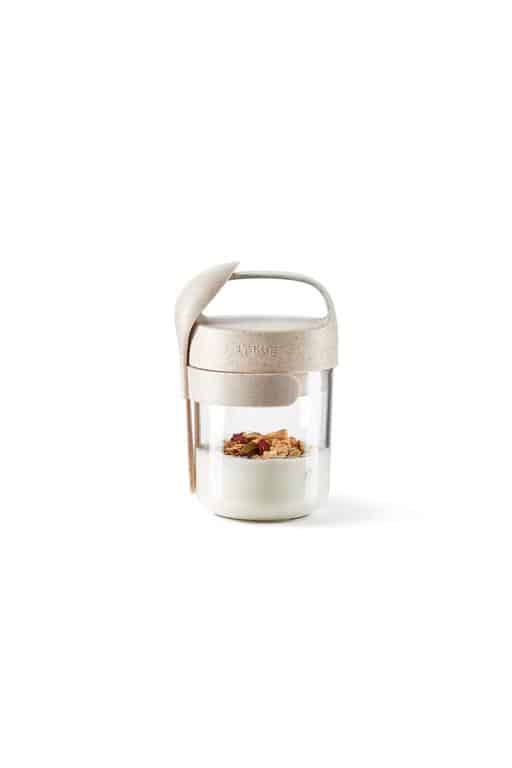 Lékué Jar To Go | 400ml | Airtight | Leakproof | Spoon | Organic - Image 2