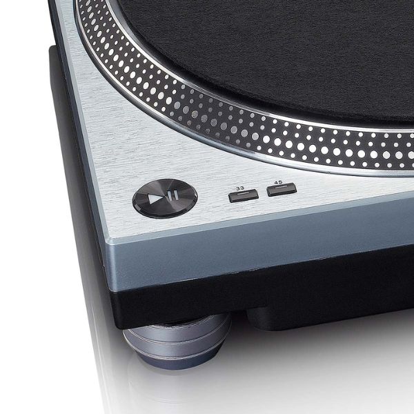 Lenco LS-3809ME - Direct Drive Turntable | USB Recording | Metallic Blue - Image 7