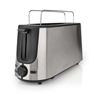 Nedis Long Slot Toaster | 1000W | 2 Slice | Defrost