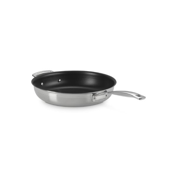 Le Creuset 3-ply Stainless Steel Non-Stick Frying Pan | Helper Handle | 28cm - Image 5